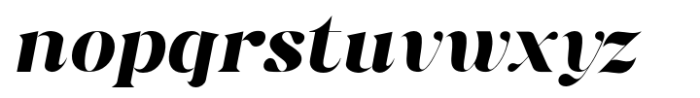 Motey Extra Bold Italic Font LOWERCASE