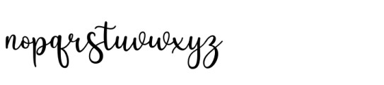 Mother Father Script Font LOWERCASE