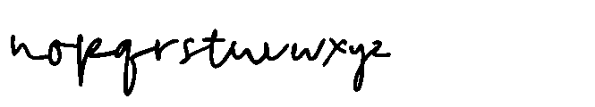 Mother Sand Font LOWERCASE