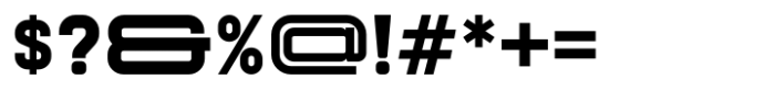 Motigen Bold Extra Wide Font OTHER CHARS