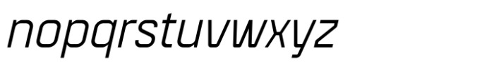 Motigen Thin Italic Font LOWERCASE