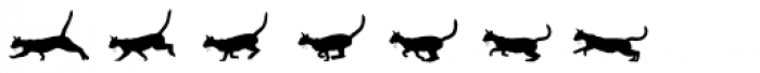 MotionBats Cat Black Font UPPERCASE