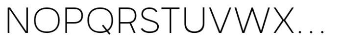 Motiraw ExtraLight Font UPPERCASE