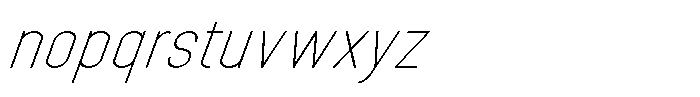 Motivation Sans Serif Motivation Thin Italic Font LOWERCASE
