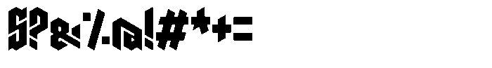 Moto Three Font OTHER CHARS