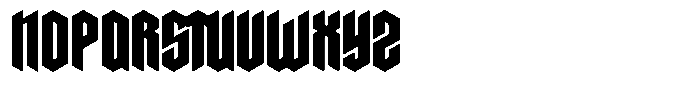 Moto Three Font UPPERCASE