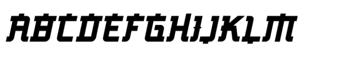 Motokiwo Italic Font UPPERCASE