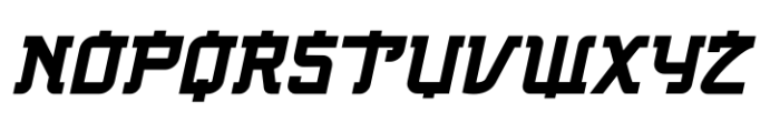 Motokiwo Italic Font UPPERCASE
