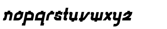 Motokiwo Italic Font LOWERCASE