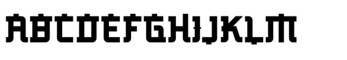 Motokiwo Regular Font UPPERCASE