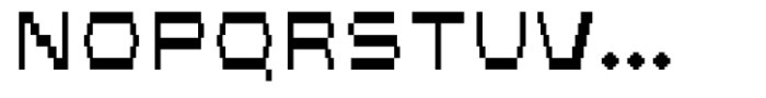 Motoko Extended Font UPPERCASE