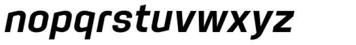 Motora Sans SemiBold Italic Font LOWERCASE