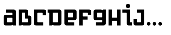 Motorix B Gauge Font LOWERCASE