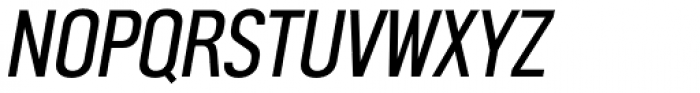 Motorway Italic Font UPPERCASE