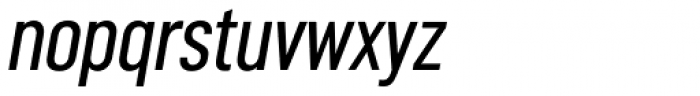 Motorway Italic Font LOWERCASE