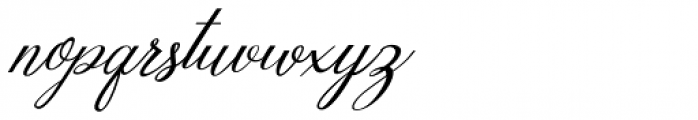 Mottingham Elegant Calligraphy Regular Font LOWERCASE