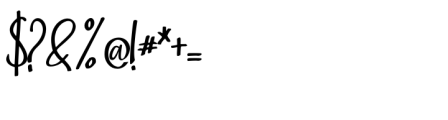 Mottion Font OTHER CHARS