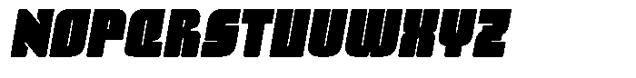 Motua Round Oblique Font UPPERCASE