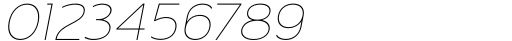 Moula Thin Italic Font OTHER CHARS