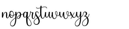 Mount Loneli Font LOWERCASE