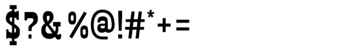 Mount West Narrow Font OTHER CHARS