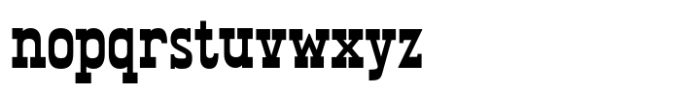 Mount West Narrow Font LOWERCASE