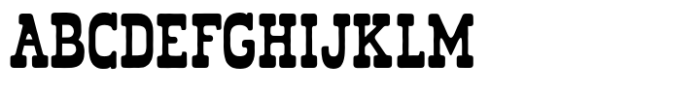Mount West Rough Narrow Font UPPERCASE