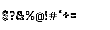 Mountain Lake Sans Stamp Font OTHER CHARS