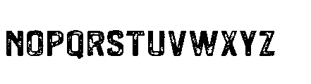 Mountain Lake Sans Stamp Font UPPERCASE