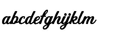 Mountain Lake Script Bold Rough FONT