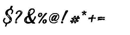 Mountain Lake Script Bold Stamp Font OTHER CHARS