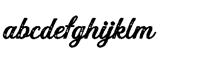 Mountain Lake Script Bold Stamp FONT