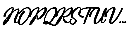 Mountain Lake Script Bold Font UPPERCASE