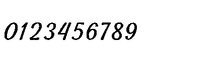 Mountain Lake Script Rough Font OTHER CHARS