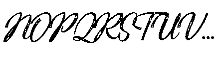 Mountain Lake Script Stamp Font UPPERCASE