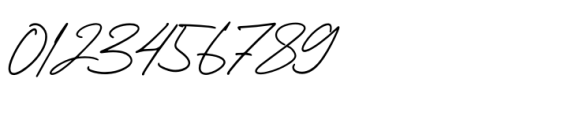 Mountain Signature Regular Font OTHER CHARS