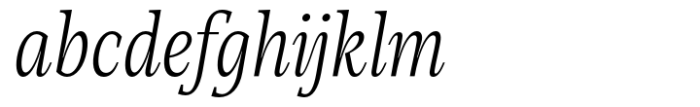 Mountella Extra Light Italic Font LOWERCASE