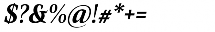Mountella Semi Bold Italic Font OTHER CHARS