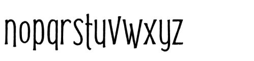 Mousemoon Rough Font LOWERCASE