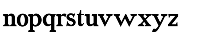 Mouvere Bold Font LOWERCASE