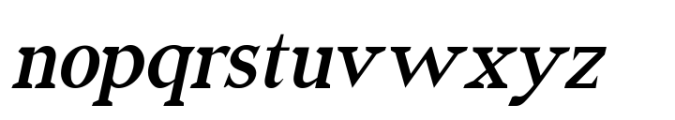 Mouvere Italic Font LOWERCASE