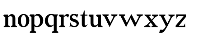 Mouvere Regular Font LOWERCASE