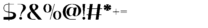 Movant Font OTHER CHARS