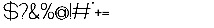 Moventra  Regular Regular Font OTHER CHARS