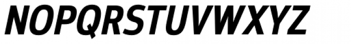 Moveo Sans Cond Bold Italic Font UPPERCASE