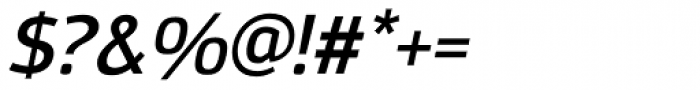 Moveo Sans SemiBold Italic Font OTHER CHARS