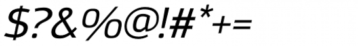 Moveo Sans SemiExt Medium Italic Font OTHER CHARS