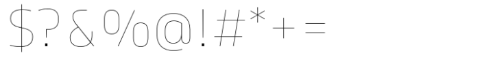 Movida Expanded Hairline Font OTHER CHARS