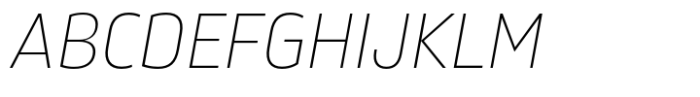 Movida Medium Thin Italic Font UPPERCASE