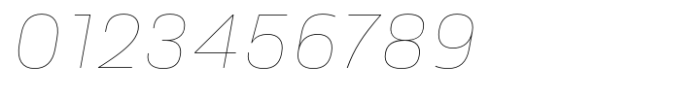 Movida Wide Hairline Italic Font OTHER CHARS